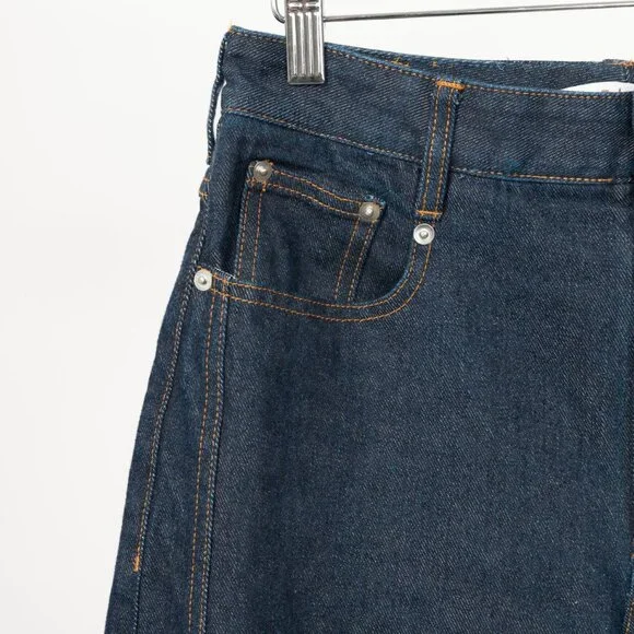 Tibi Earl Dark Denim Indigo Barrel Jeans - Picture 5 of 12